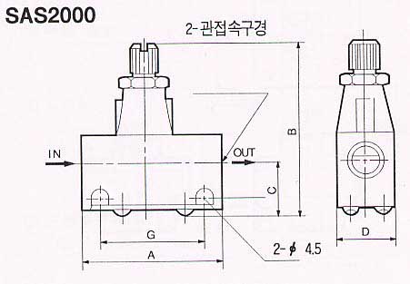Sas2000 Interface Module # MRO 통합구매대행_Macro21 #스피드 콘트롤라(배관형)